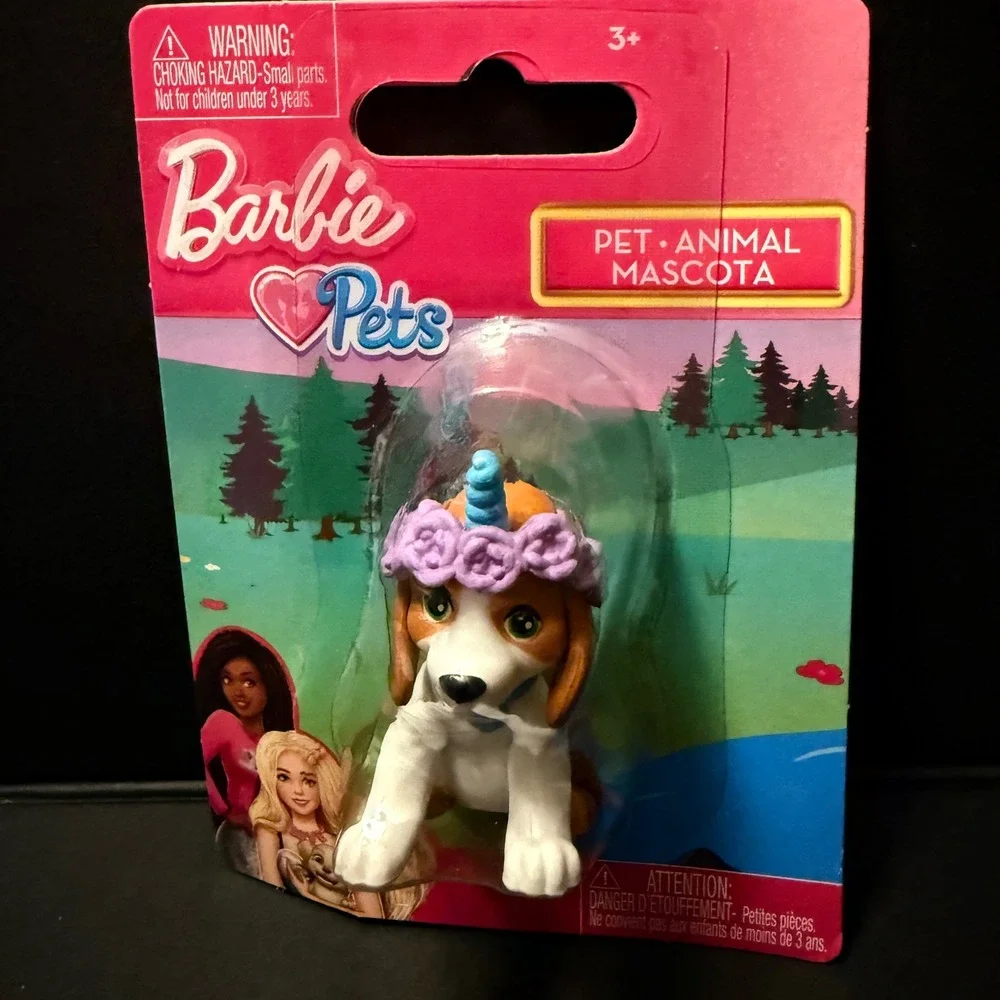 Barbie Pets Mini Figure Lot Kids NEW 5pc Puppy Dog Cat Collection